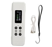 Détecteur de Radiation Nucléaire, Compteur γ X β, Écran LCD HD 0,96’’ Noir, Alarme Sonore et Lumineuse - Haute Sensibilité, Rechargeable, Usage Domestique et Professionnel (Blanc)