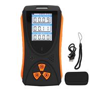 Détecteur de Radiation Nucléaire, Compteur de Rayonnement Multifonctionnel avec Alarme Sonore et Lumineuse, Haute Sensibilité, Écran Couleur TFT 2.0, Large Plage de Détection