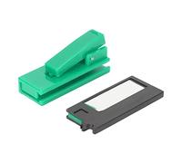 Détecteur de radiations individuel, dosimètre portable de rayonnements électromagnétiques avec seuil de 0,1 μGy, détecte les rayonnements X, gamma et neutron pour une utilisation (Verte)