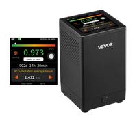 VEVOR Détecteur de Radon Domestique, 0,054-540 pCi/L, Écran LCD Couleur Affichage Temps Réel, Surveillance à Court et Long Terme, Prise en Charge de Plusieurs Périodes Détection, Alimenté par Batterie