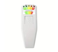 Détecteur de rayonnement, 5-LED EMF Meter Magnetic Field Detector Ghost Hunting Paranormal Equipment Tester Portable Counter Professional(WHITE)