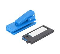 Détecteur de rayonnement individuel, dosimètre portable de rayonnement des champs électromagnétiques avec seuil de 0,1 μGy, détecte les rayonnements X, gamma et neutron pour une (Bleue)