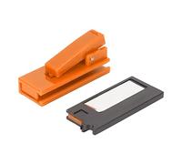 Détecteur de rayonnement individuel, dosimètre portable de rayonnement des champs électromagnétiques avec seuil de 0,1 μGy, détecte les rayonnements X, gamma et neutron pour une (Orange)