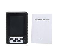 Détecteur de rayonnement nucléaire, Compteur Geiger β γ X, Alarme Dose radiative - détection précise en Temps réel, Affichage LCD Clair, Portable, idéal pour Industrie et recherc (Noire)