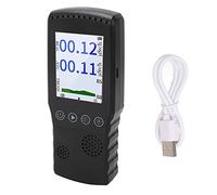 Détecteur de Rayonnement Nucléaire Compteur Geiger Testeur Beta Gamma X avec écran LCD Surveillance en Temps Réel Charge USB Légère Portable pour le Bureau à Domicile en