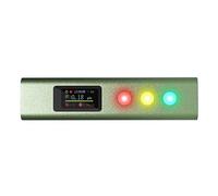 Détecteur de rayonnement nucléaire Détecteur Haute sensibilité Geiger Counter Radiation Monitor avec Une Alarme de lumière sonore pour Homeplace Hospital Hospital Abs Material