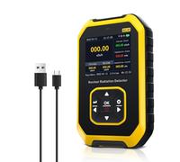 Détecteur de rayonnement nucléaire Geiger portable avec écran LCD, moniteur de rayonnement rechargeable, testeur de rayons X bêta gamma, appliqué pour la maison, l'extérieur et l'industrie