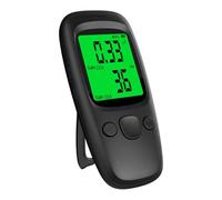 Détecteur de rayonnement nucléaire, LCD Afficher le détecteur de rayonnement Geiger Counter avec mode moyen/pic et alarme intelligente, compteur de moniteur à main à batterie avec support