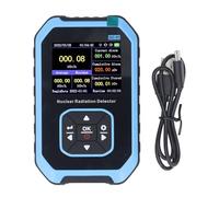 Détecteur de rayonnement nucléaire portatif, Compteur Rechargeable, Bleu Portable