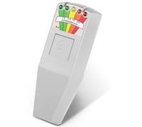 Détecteur de rayonnement, Testeur De Rayonnement Champ Électromagnétique B97A-, Détecteur D'équipement Paranormal Pour Attraper Des Fantômes, 5 LED Gauss EMF Mètre(Grey-White)