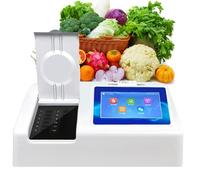 Détecteur de résidus de pesticides 12/24 canaux - Analyseur multicanal de sécurité alimentaire avec écran tactile HD 7 pouces, imprimante intégrée et Wi-Fi, pour légumes, fruits, thé,12channel