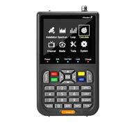 Détecteur De Satellite DVB-S2 1080P HD, Écran LCD TFT Haute Définition 3,5 Pouces DéTection PréCise