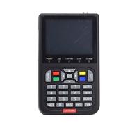 Détecteur De Satellite LCD 3.5 Pouces HD DVB-S/S2 Numérique H.264 MPEG-4 DVB S S2 Compteur Complet 1080P FTA Satfinder DéTection PréCise(Black)