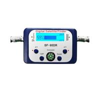 Détecteur de Satellite numérique avec écran LCD, testeur de Signal for Ajuster la Parabole de télévision par Satellite Connectivité Polyvalente