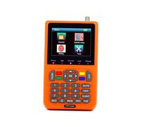 Détecteur de Satellite numérique V9, avec écran LCD, mesureur de Force numérique, mesureur de Force du Signal Satellite Affichage Clair(Orange)