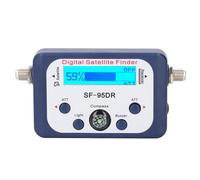 Détecteur de Signal Satellite numérique avec Plage de fréquences de 950 à 2 150 MHz - Compteur contrôlé par microprocesseur avec écran Graphique LCD rétroéclairé - Indicateur de