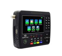 Détecteur de télévision par Satellite DVB-S/S2/S2X, Compteur de Signal numérique avec écran LCD de 4.3 Pouces for régler la Parabole de télévision par Satellite pour Le dépannage