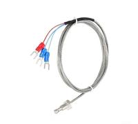 Détecteur de température à résistance filetée M8, fil de capteur thermocouple de type K pour mesure industrielle, longueur du câble de 1 m ou 2 m (2 m)