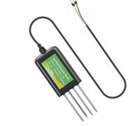 Détecteur de température pour le sol 8 fonctions avec sondes et interfaces informatiques pour l'horticulture/environnement Testeur de sol