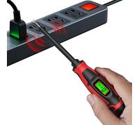 Détecteur de tension,2 en 1 avec Affichage Digital Sécurisé | Tournevis Testeur de Tension - pour Réparation de Prises et Circuits dans Bureaux, Écoles,
