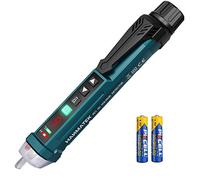 Détecteur de Tension sans Contact,HANMATEK AC1 Sensibilité Réglable/Écran LCD/LED Lampe de Poche/Double Portée 12V/48V-1000V