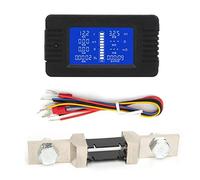 Détecteur de test de batterie, avec moniteur de test de batterie de tête de testeur de shunt 200A, multifonction haute précision PZEM-015 pour mesurer la(015 English (with 200A shunt))