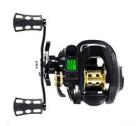 Détecteur de touche de poisson avec positionnement en profondeur et 10 billes magnétiques pour un contrôle optimal du lancer (noir gauche)