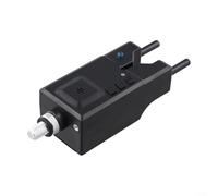 Détecteur de touche électronique noir pour la pêche - Contrôle du volume et de la tonalité - Signal LED - Haut parleur - Boîtier ABS - 14,2 x 4,5 x 3,5 cm