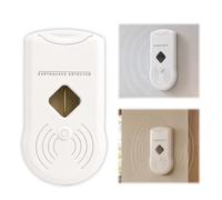 Détecteur de tremblement de terre, unité d'alarme de vibration sismique de | Unité d'alerte sismique murale avec seuils réglables, un moniteur de sécurité fiable pour une protection silencieuse et