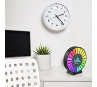 Détecteur de vibrations et de bruit pour enquête paraniale, lumière RVB activée par la voix avec charge 2K HD et USB-C (C)