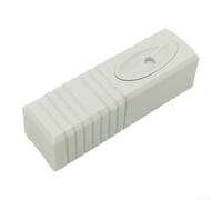 Détecteur de vibrations filaire - Capteur numérique intelligent avec sensibilité réglable et anti-sabotage pour systèmes de sécurité à domicile sur verre, murs, acier, blanc, 9 V-16 V CC