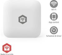 Détecteur d'eau SmartLife | Zigbee 3.0 | Fonctionne sur batterie | Autonomie maximale : 12 mois | Blanc