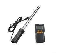 Détecteur d'humidité portable pour grains, en plastique et métal rechargeable avec écran LCD, détecteur d'humidité portable pour les tests