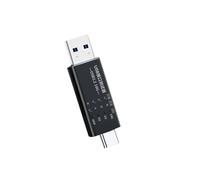 Détecteur d'interface USB C vers USB 3.2 avec ports réversibles et tension en temps réel Affichage LED du courant C