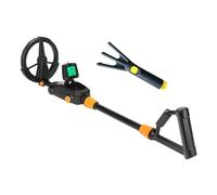 Détecteur d'or Souterrain, Détecteur de métaux portatif léger, chercheur d'or et de trésors, avec Bobine de Recherche étanche,pour la Chasse aux trésors souterrains(MD1008A+Rake)