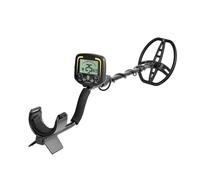 Détecteur d'or Souterrain, Détecteur d'or et de métaux Portable, Bobine Plus Grande de 12 Pouces, détecteur de Chasseur Souterrain avec écran,pour la Chasse aux trésors souterrains