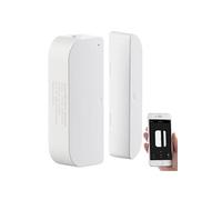 Luminea Home Control Détecteur d'ouverture porte/fenêtre XMD-102.app connecté