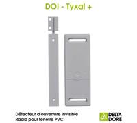 Delta Dore - Détecteur d’ouverture invisible DOI PVC pour alarme Tyxal+. Sécurité | alarme - 6412308