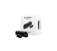 Détecteur d'ouverture Z-Wave noir avec sonde de température - Fibaro