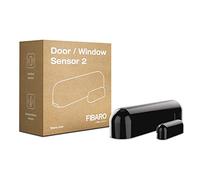 Fibaro Détecteur d'ouverture Z-Wave avec sonde de température Noir