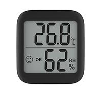 Détecteur électronique de température et d ' humidité pour chambre de bébé intérieure, thermomètre numérique LCD, hygromètre, batterie intégrée, détecteur électronique de température et d ' humidité
