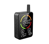Detecteur Gaz, Moniteur de qualité de l'air, détecteur de CO2 3 en 1, testeur précis for capteur NDIR de température et d'humidité du CO2