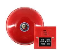 Détecteur Incendie en Métal avec Sirène Son et Lumière pour Sécurité Domestique et Professionnelle