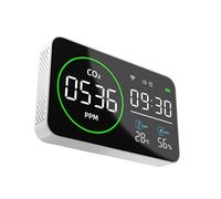 Détecteur intellint de dioxyde de carbone, 4 en 1, moniteur de qualité de l'air intérieur, compteur Portable de température et d'humidité du CO2