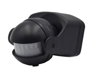 Détecteur IR extérieur 180° - GAO - Portée 12 m - Temps 10 s à 4 min - IP44 - Blanc