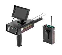 Détecteur Métaux Longue Portée 30 M Profondeur, Détecteur d'or Haute Précision, 1200 M PortéE, Scanner d'or Souterrain avec écran LED 3D, Chasseur TréSors TéLécommandé pour l'argent, Cuivre Diamants