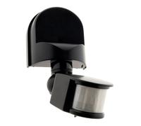 Zenitech Détecteur de mouvement 160° portée 5-12 m IP44 tête orientable 1200W Noir