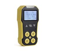 Détecteur multigaz, O2, CO, H2S, Lie, Chargement USB, Alarme sonore, Lumineuse et vibrante, Grand écran rétroéclairé