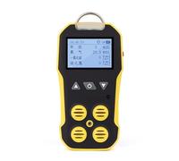 Détecteur multigaz Portable 4 en 1 for gaz combustibles (O2, H2S, CO, Lie) - Testeur de qualité l'air sonore, Lumineux et électrochoc Haute sensibilité