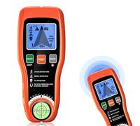 Détecteur Mural 7 en 1, Détecteur de Métaux et de Câbles avec Écran LCD, Appareil de Détection de Matériaux pour Bois, Métal, Fils AC, Niveau à Bulle, Scanner Mural de Construction